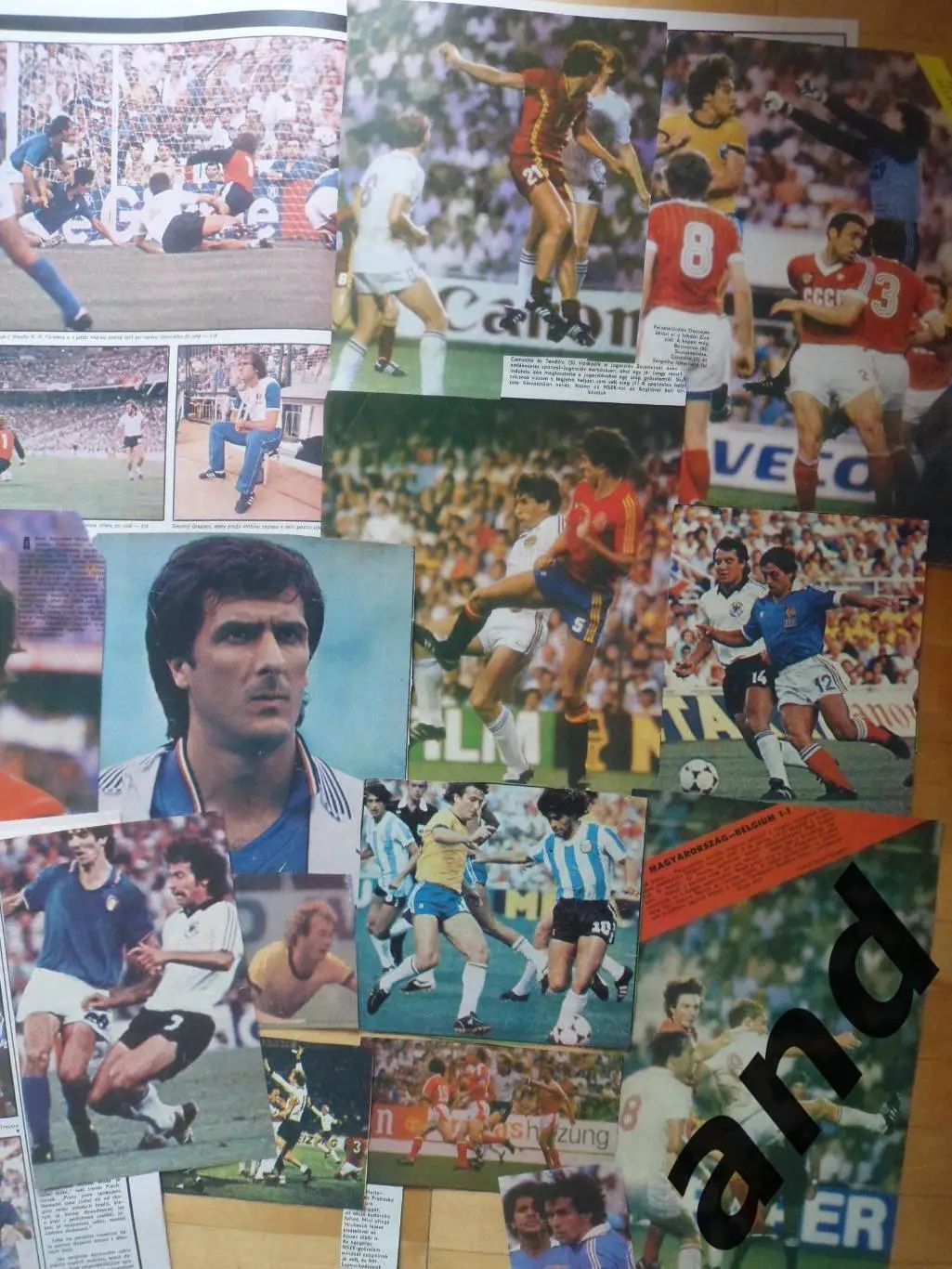 набор 85 фото ЧМ-1982 г. 1