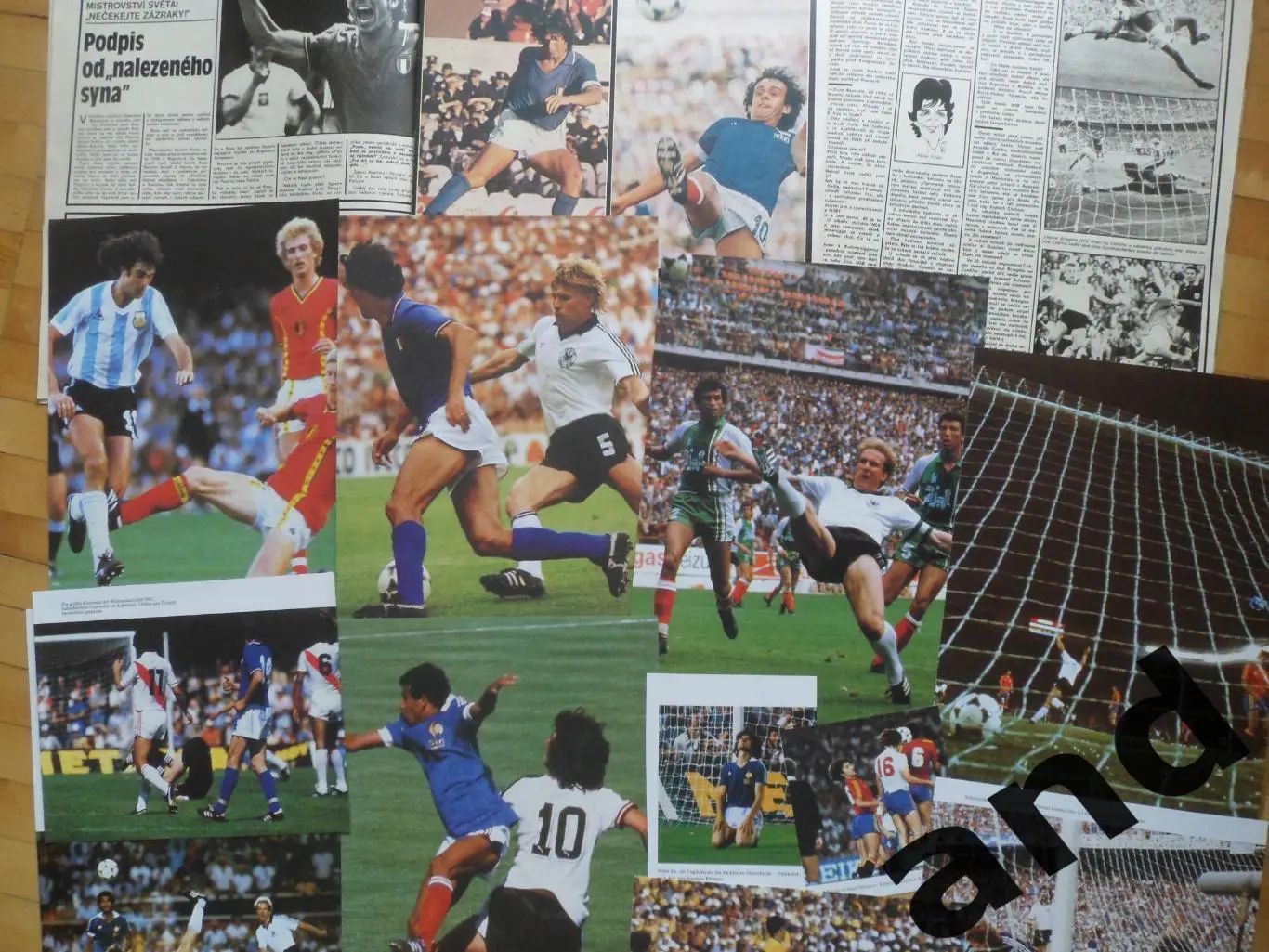 набор 85 фото ЧМ-1982 г. 2