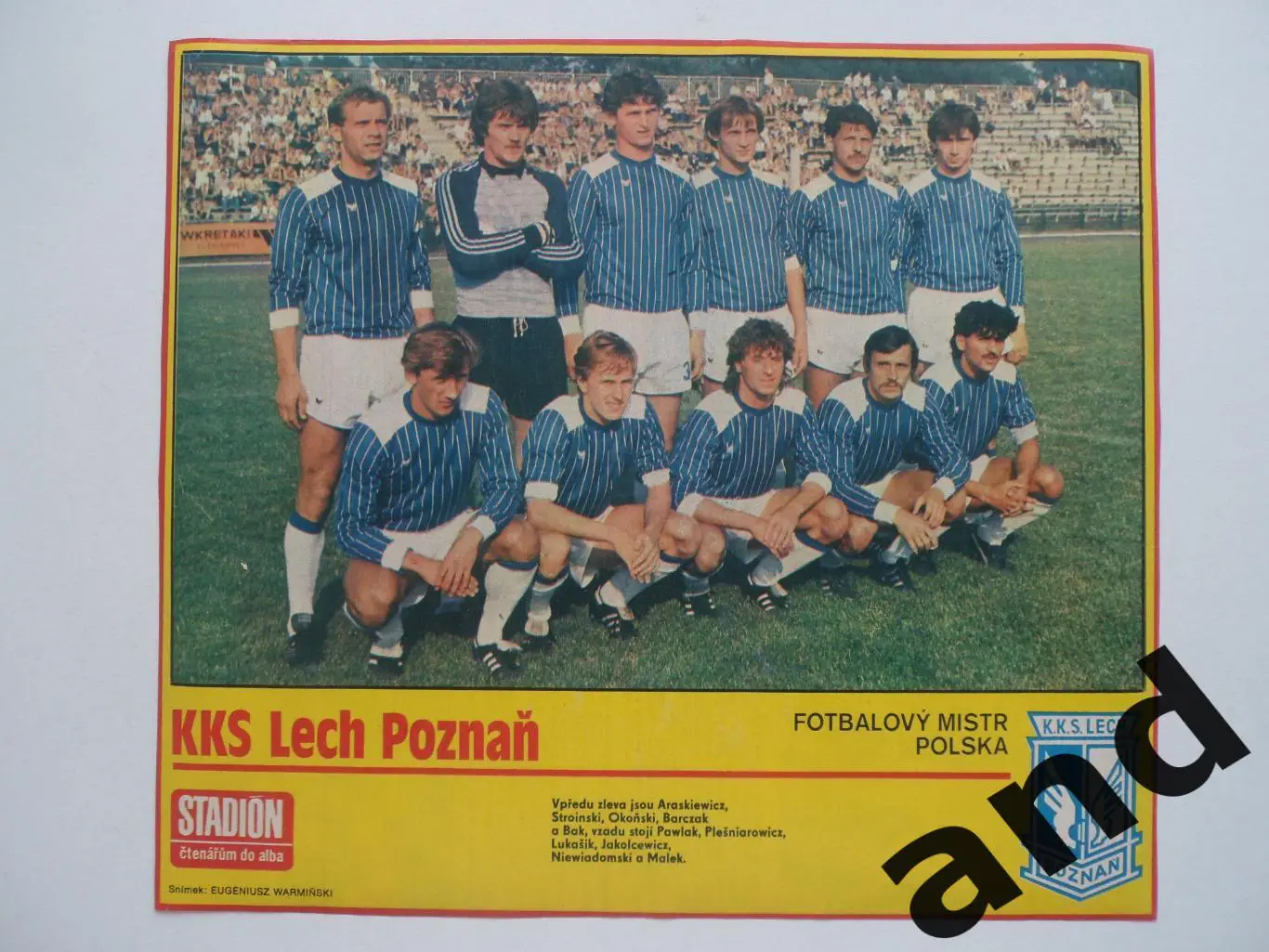 постер Лех (из журнала Стадион/Stadion)