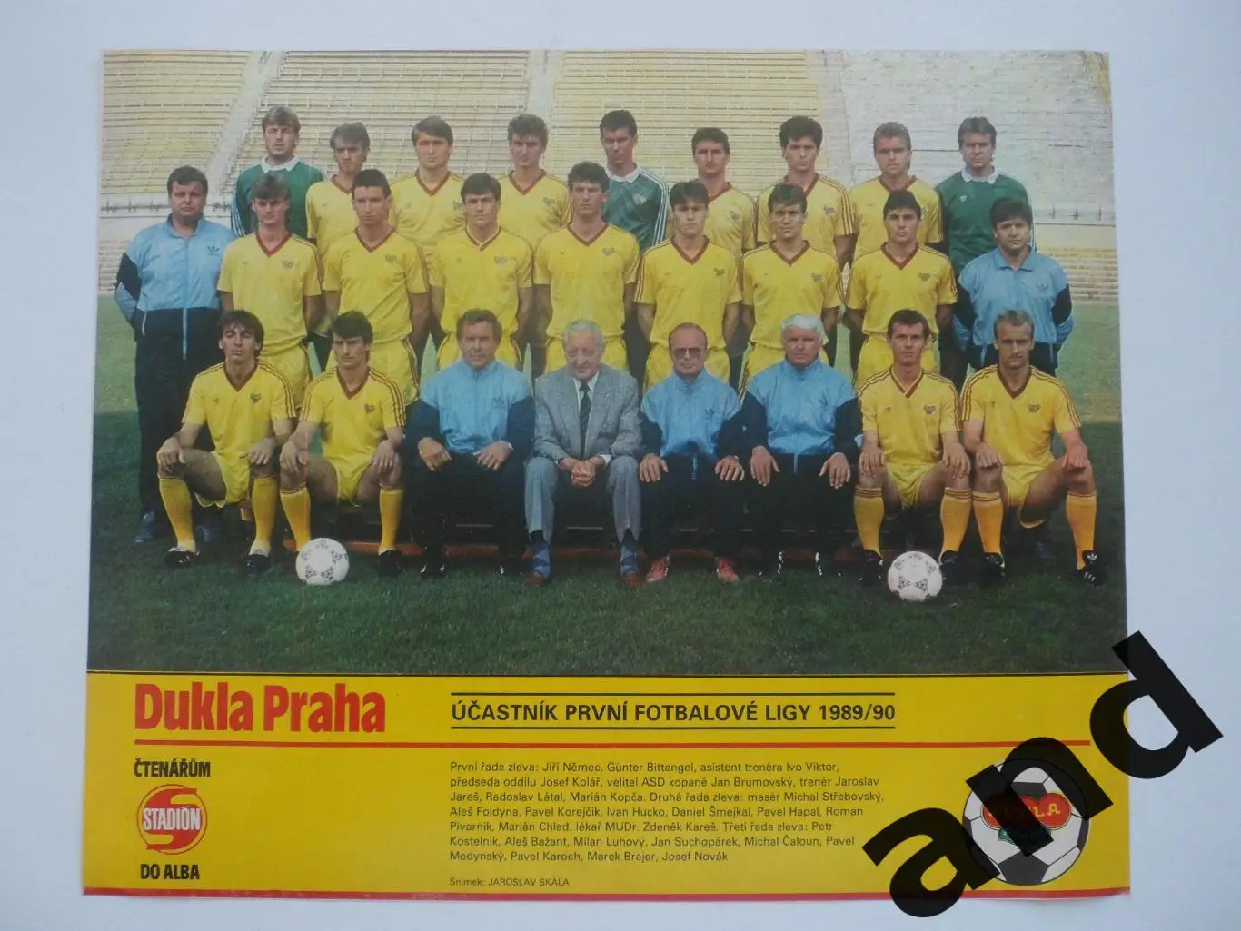 постер Дукла Прага 1989