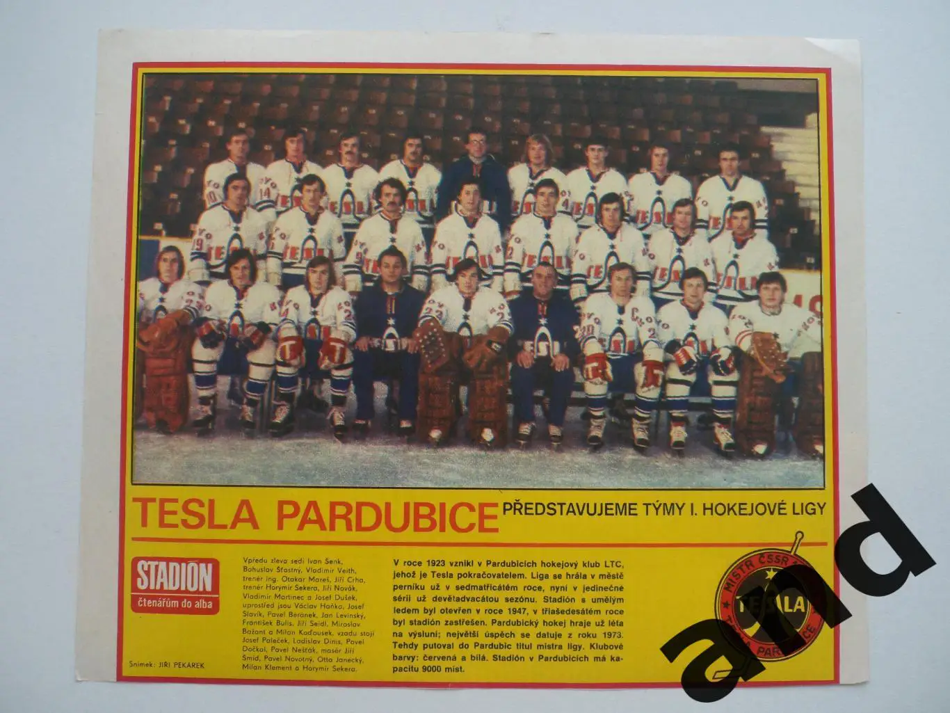 постер ХК Тесла.