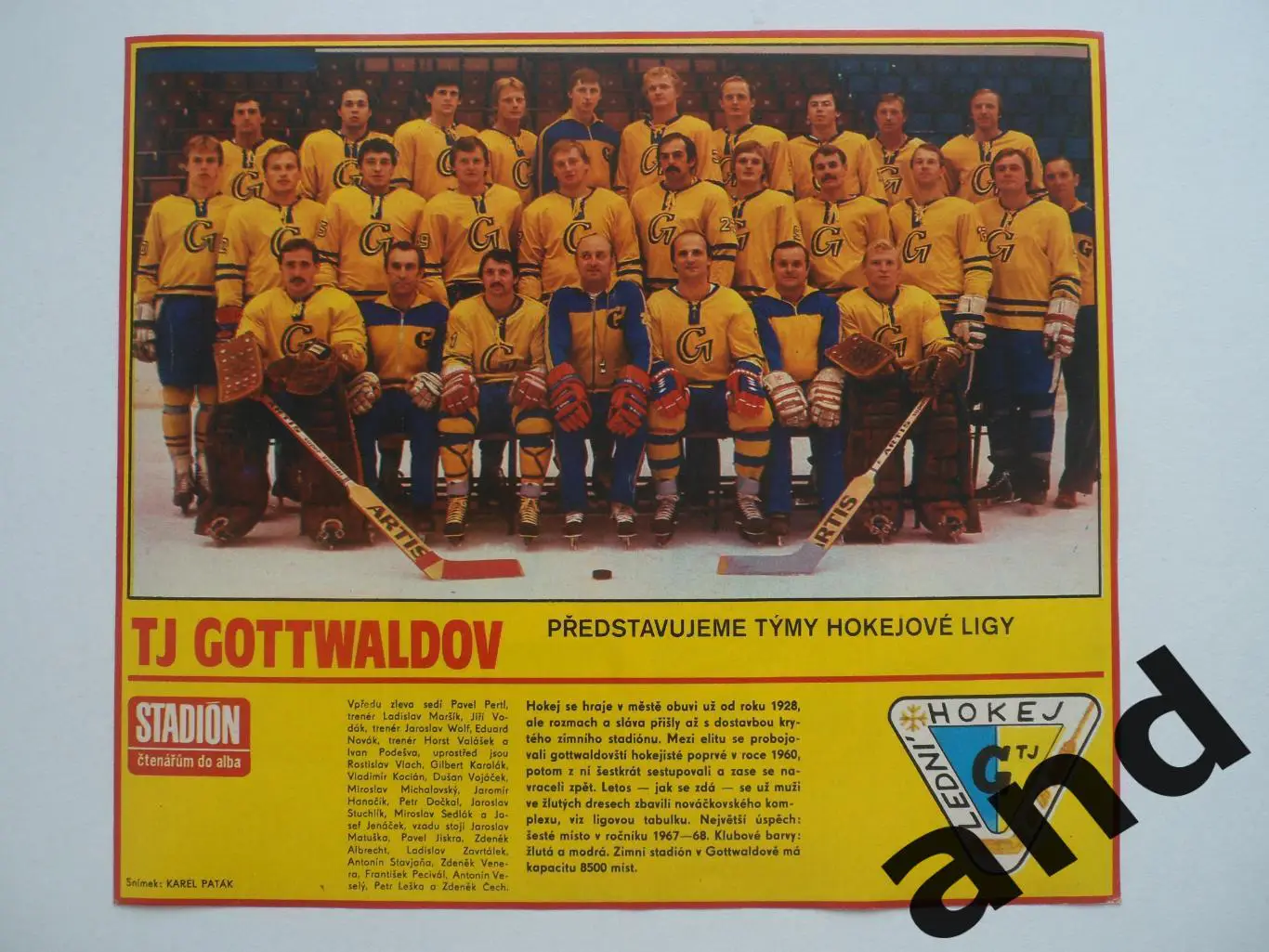 постер ХК Готвальдов..