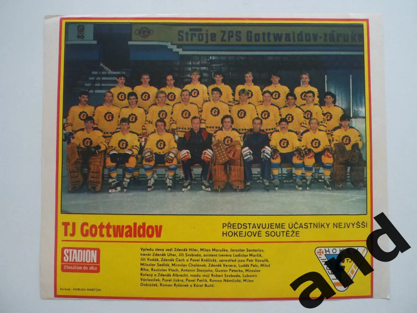 постер ХК Готвальдов..