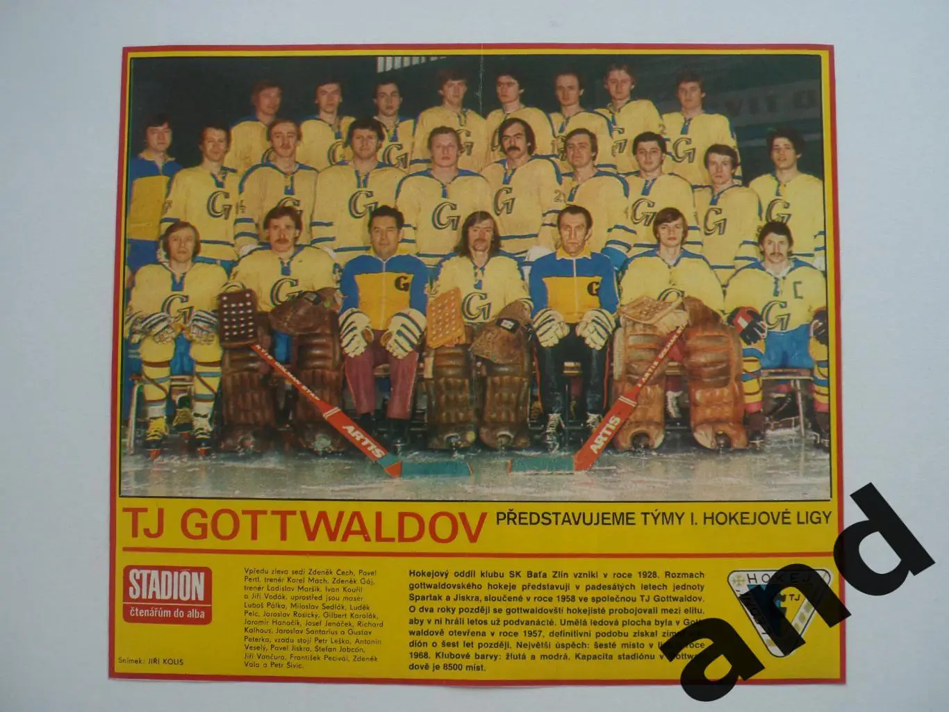 постер ХК Готвальдов.,