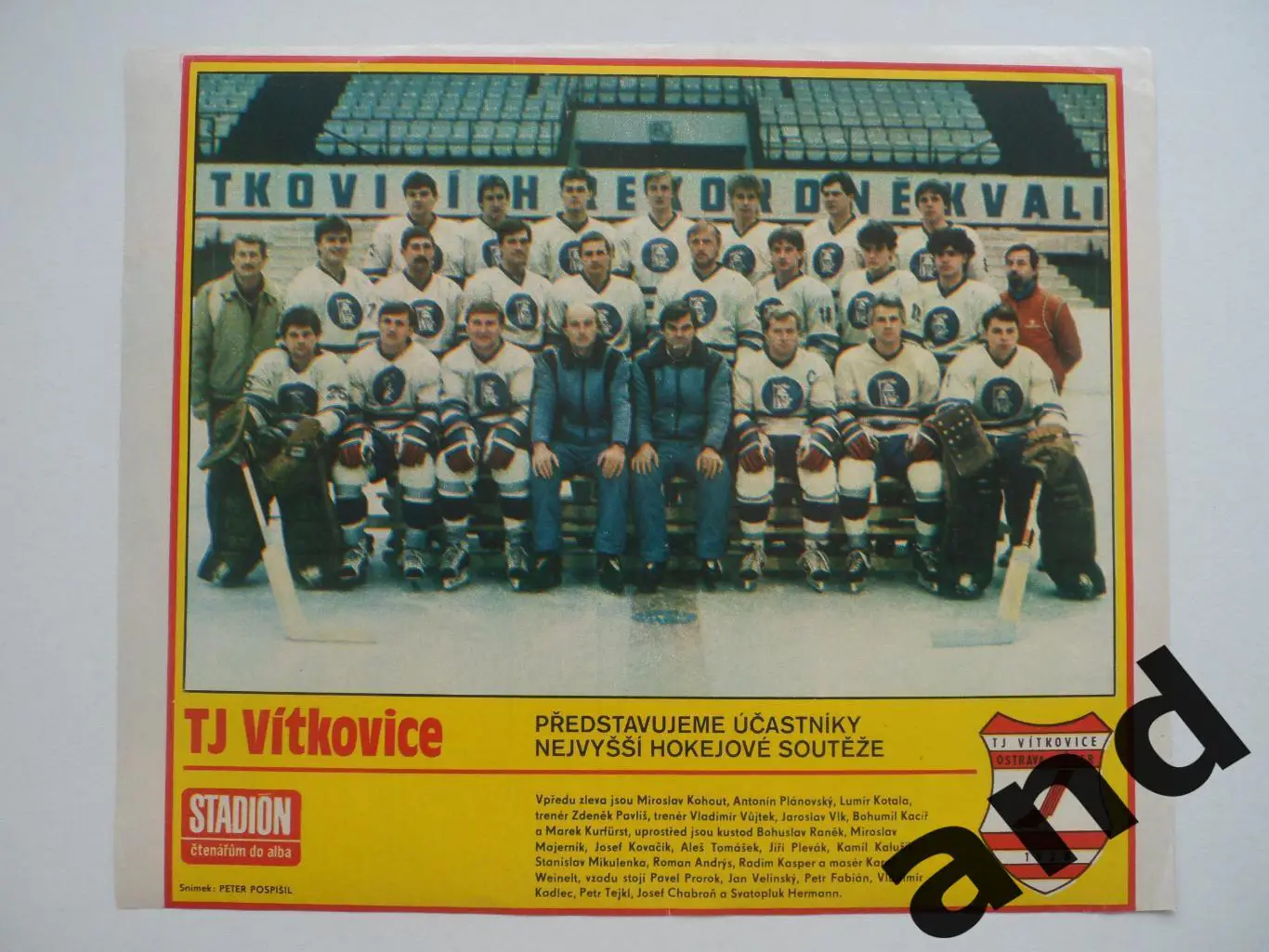 постер ХК Витковице.