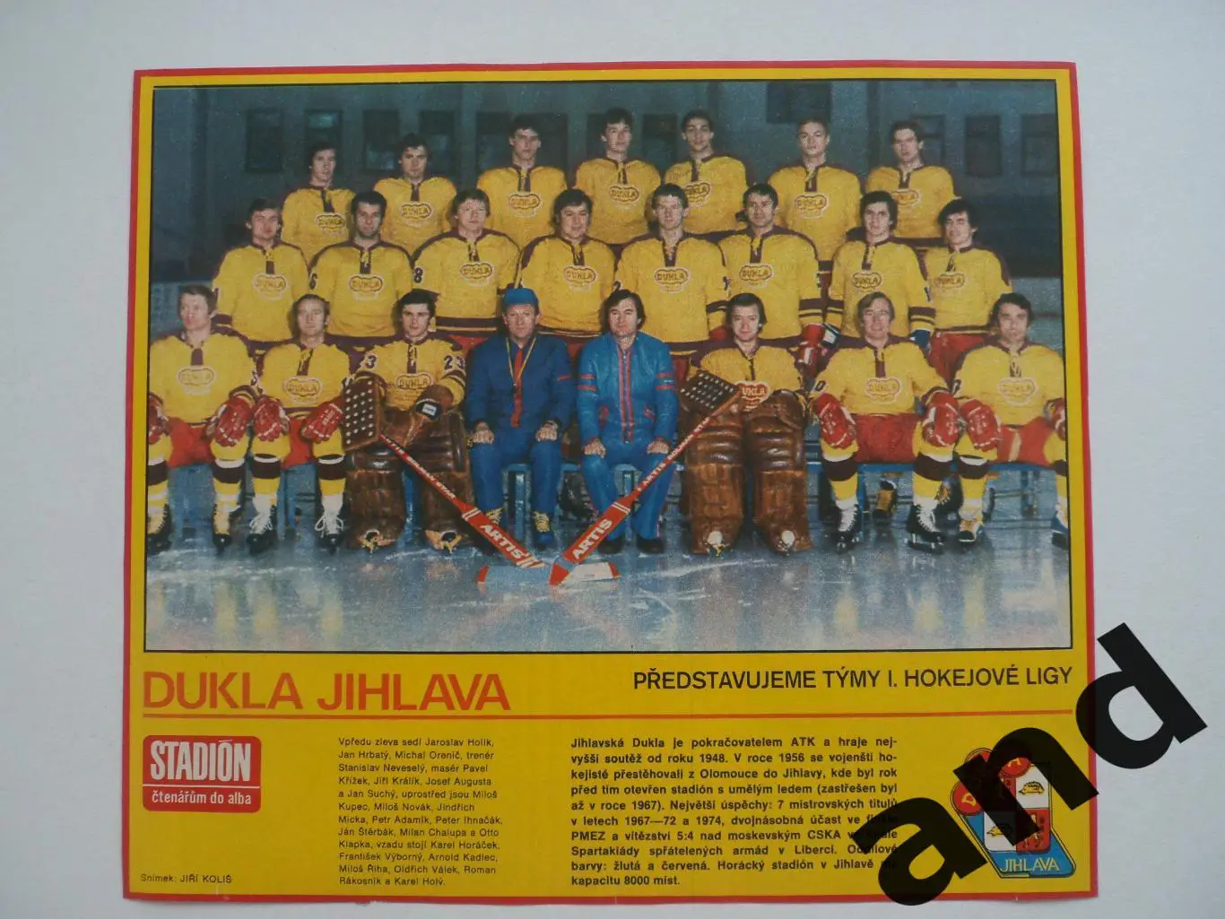 постер ХК Дукла Йиглава..