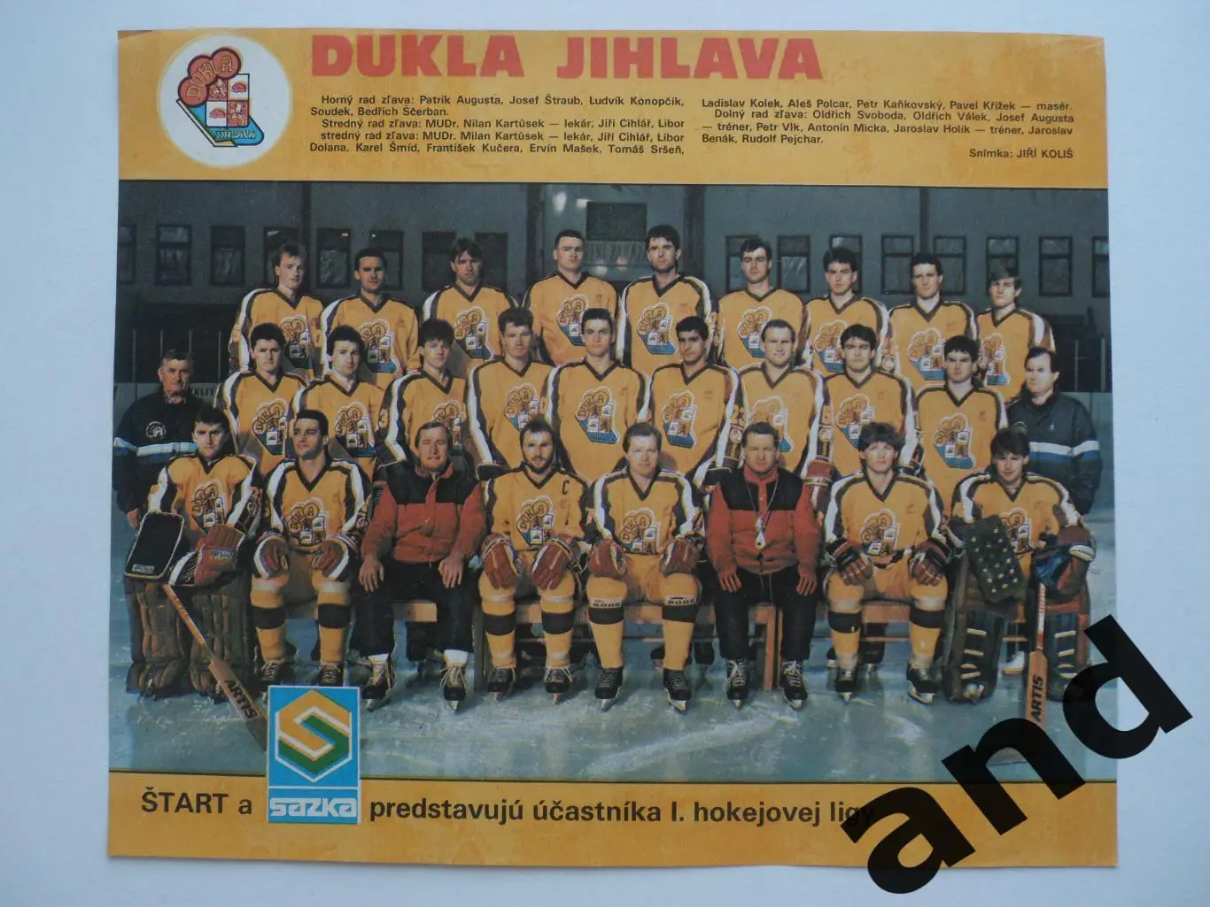 постер ХК Дукла Йиглава .