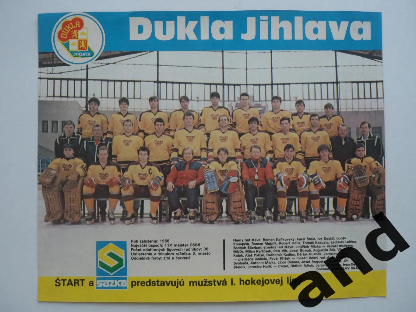 постер ХК Дукла Йиглава .