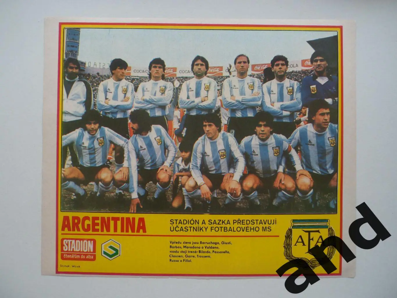 постер Аргентина 1986.