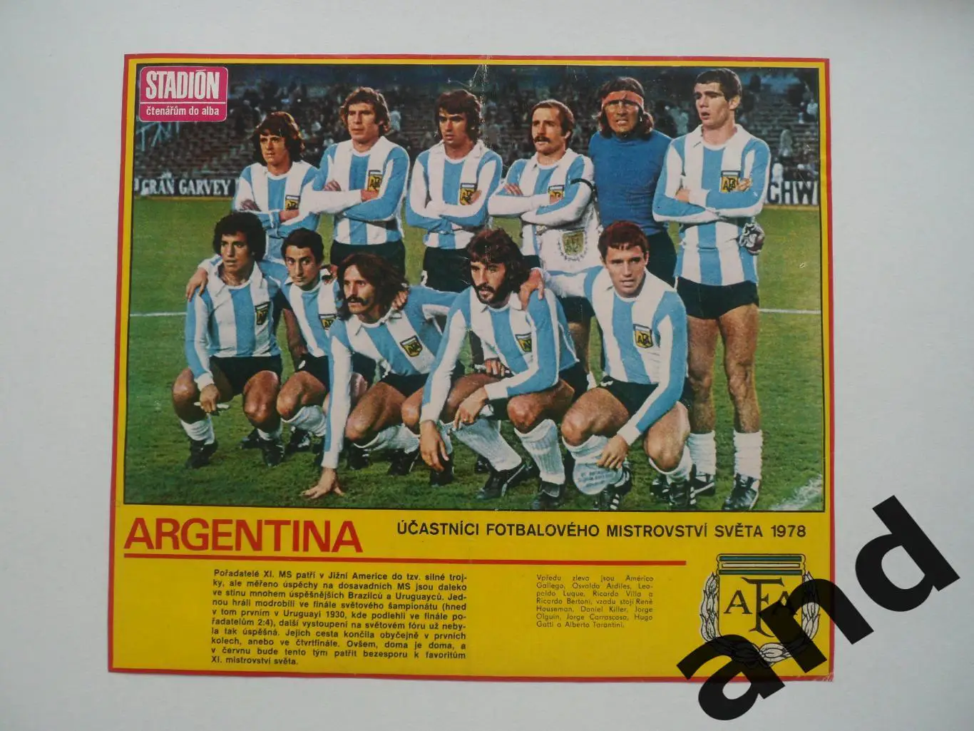 постер Аргентина 1978.