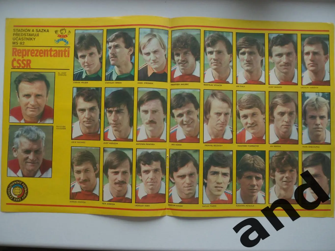 большой постер ЧССР 1982