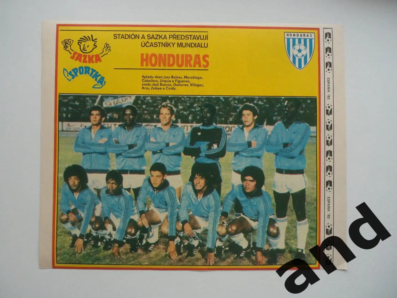 постер Гондурас 1982