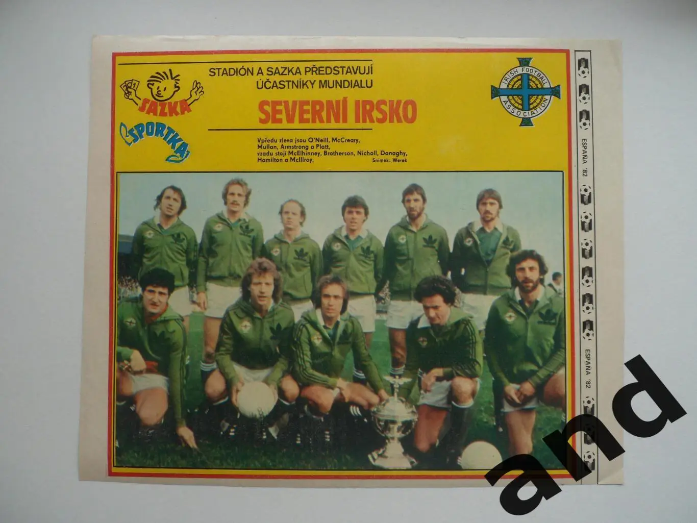 постер Северная Ирландия 1982