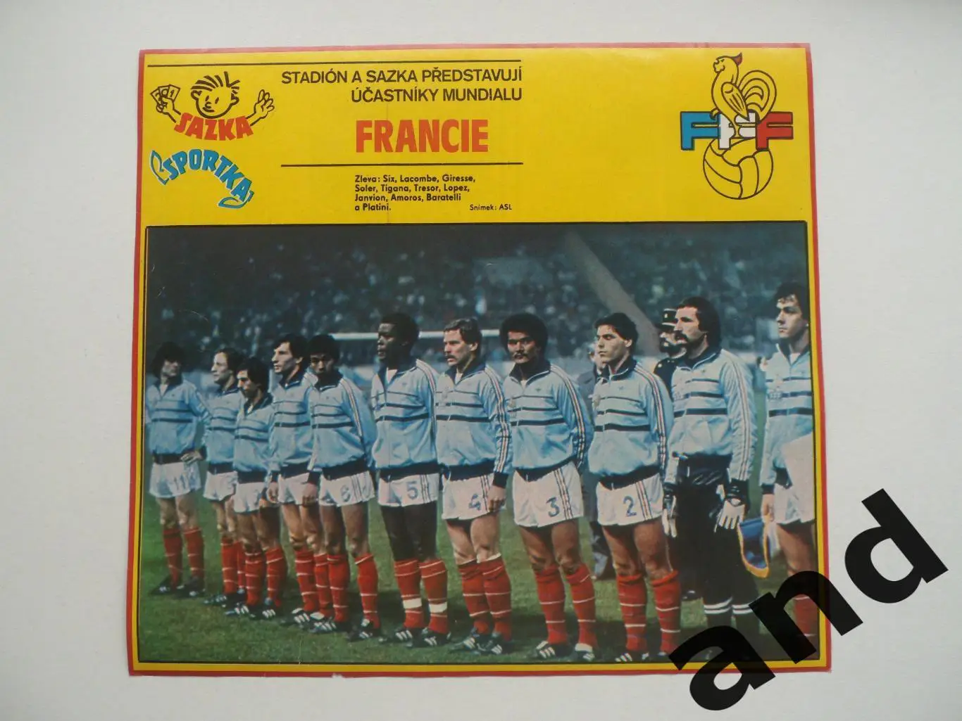 постер Франция. 1982