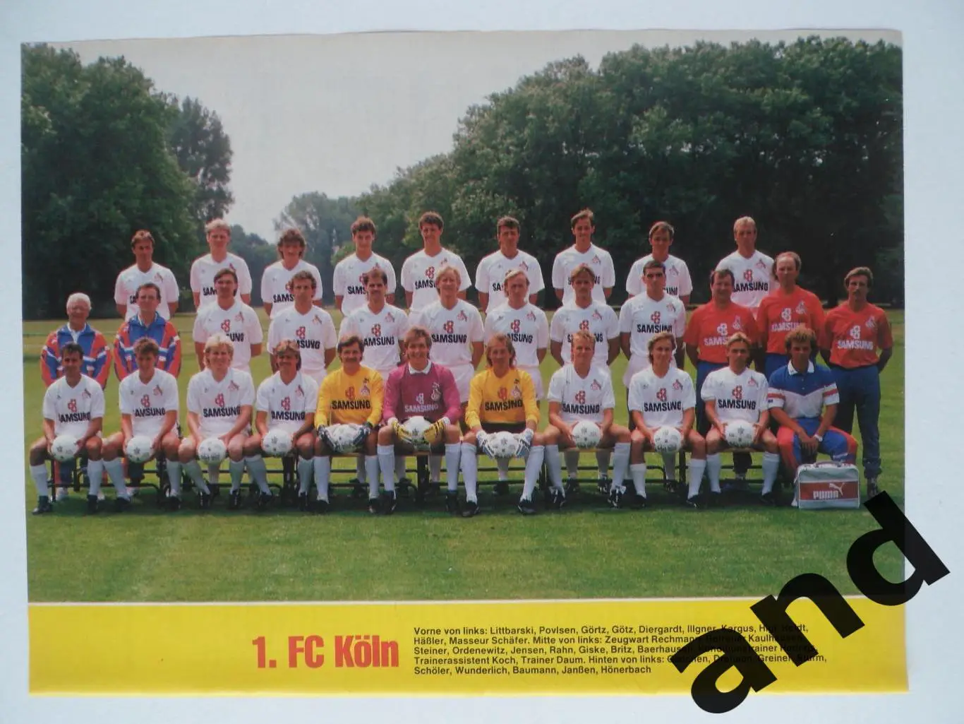 постер Кельн 1989