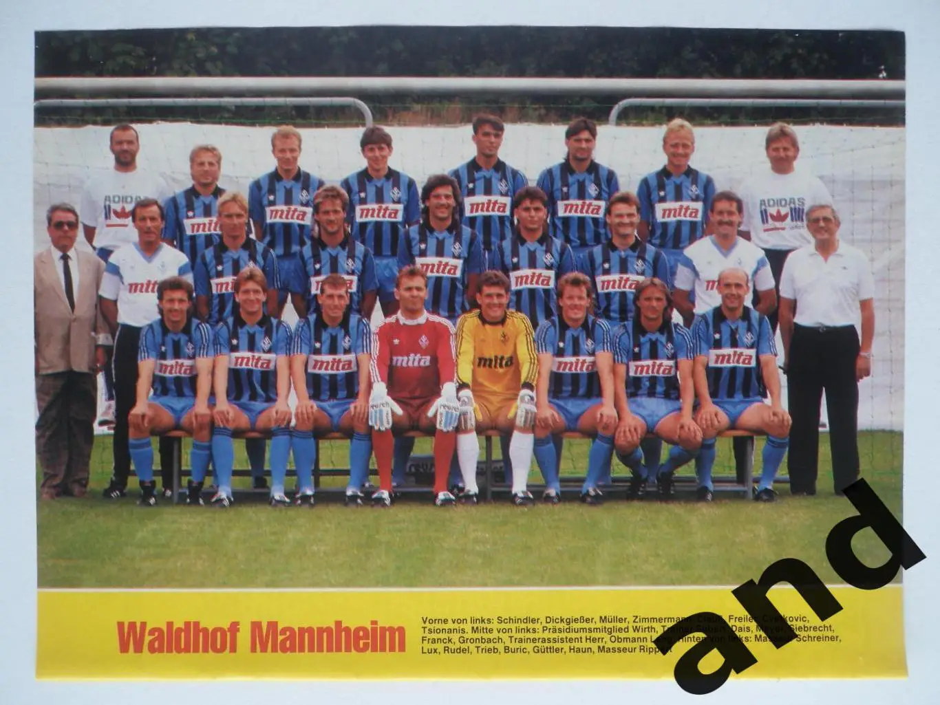 постер Вальдхоф Мангейм 1989