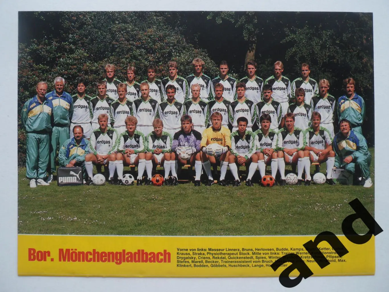 постер Боруссия Менхенгладбах 1989