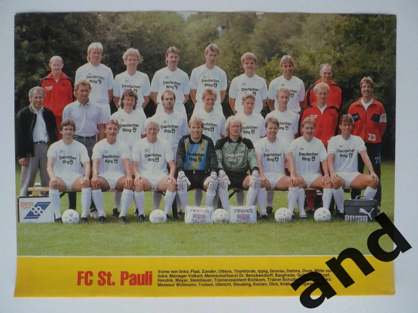 постер Санкт Паули 1989