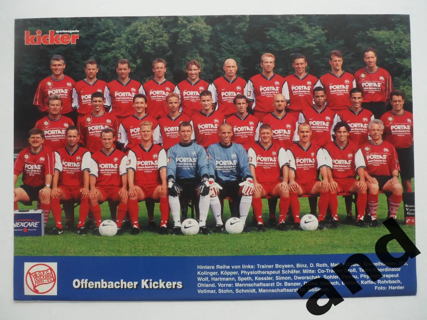 постер Киккерс Оффенбах 1999 kicker