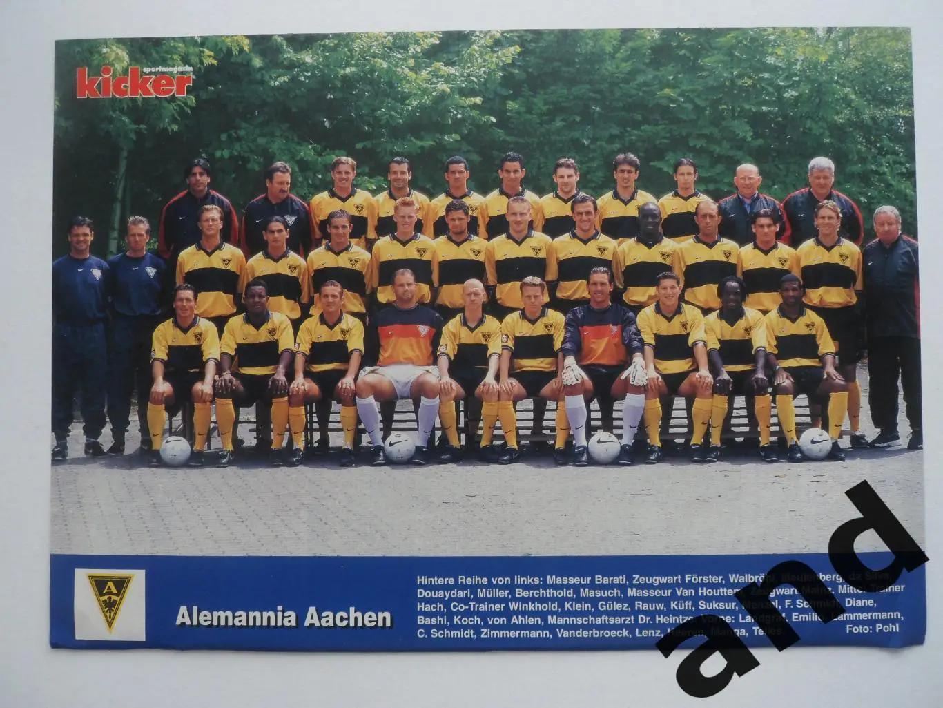 постер Алемания 1999 kicker