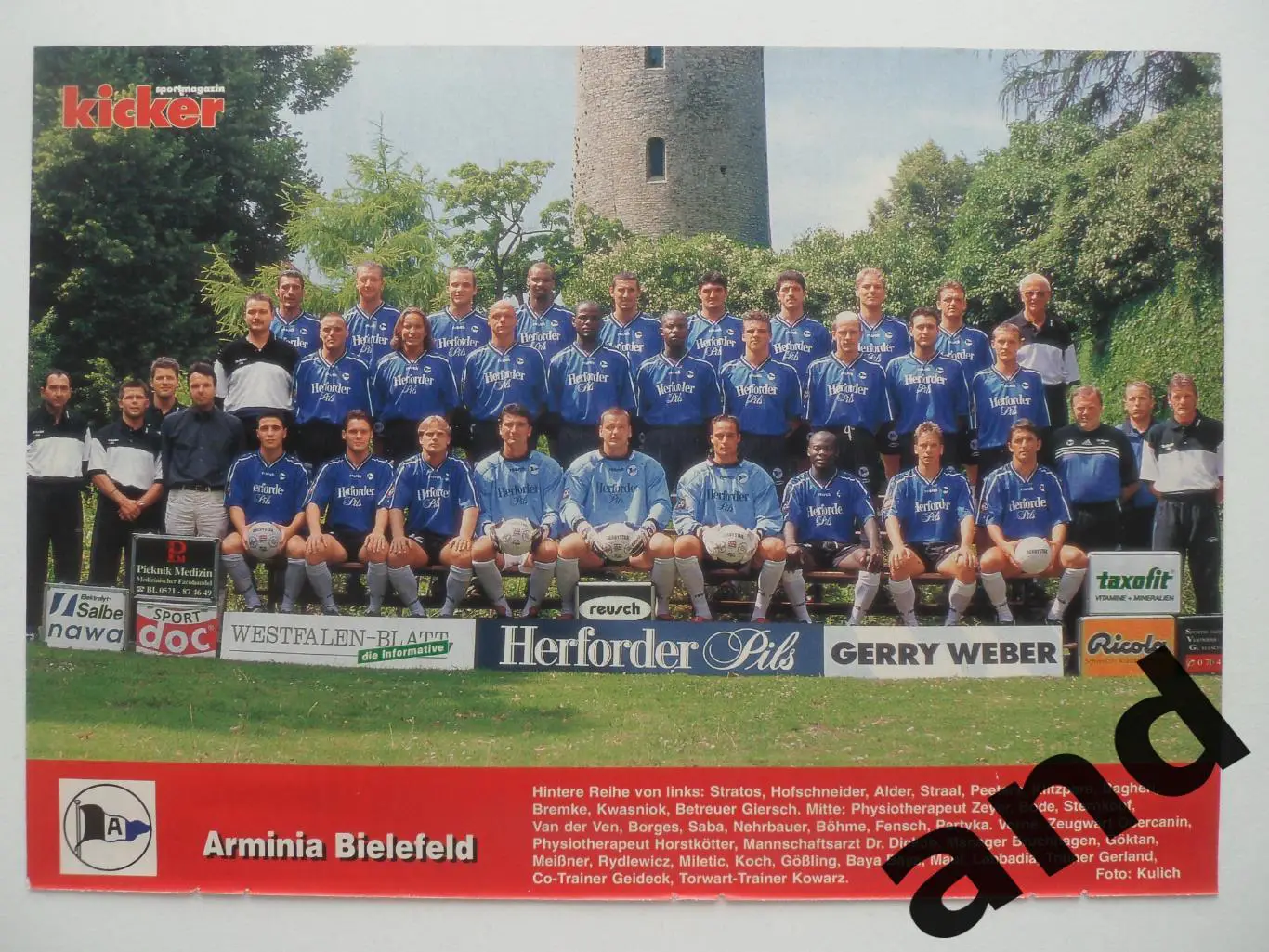 постер Арминия 1999 kicker