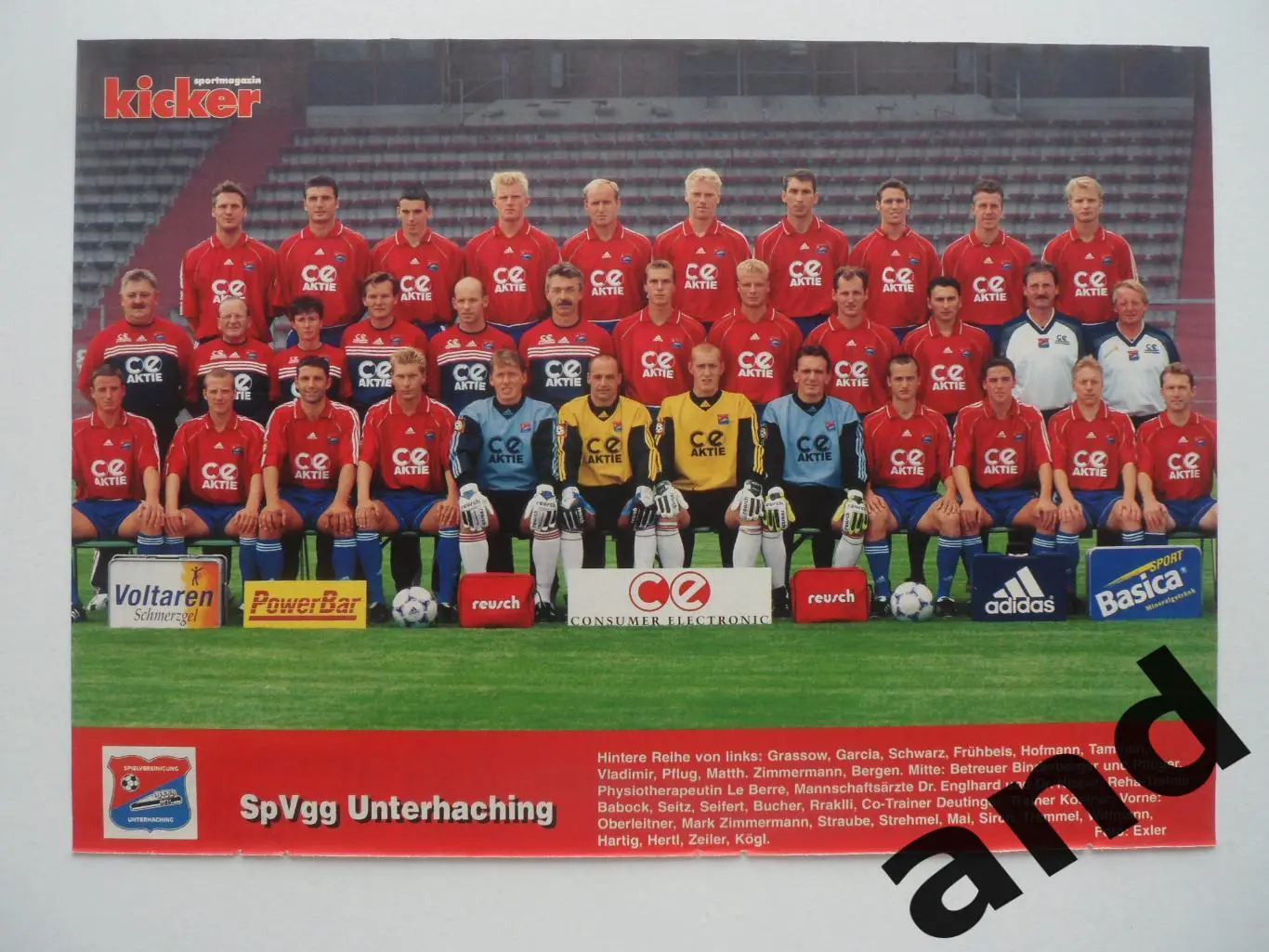 постер Унтерхахинг 1999 kicker