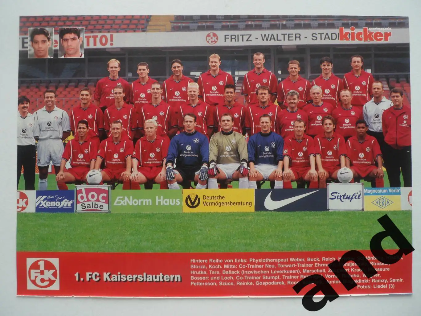постер Кайзерслаутерн 1999 kicker