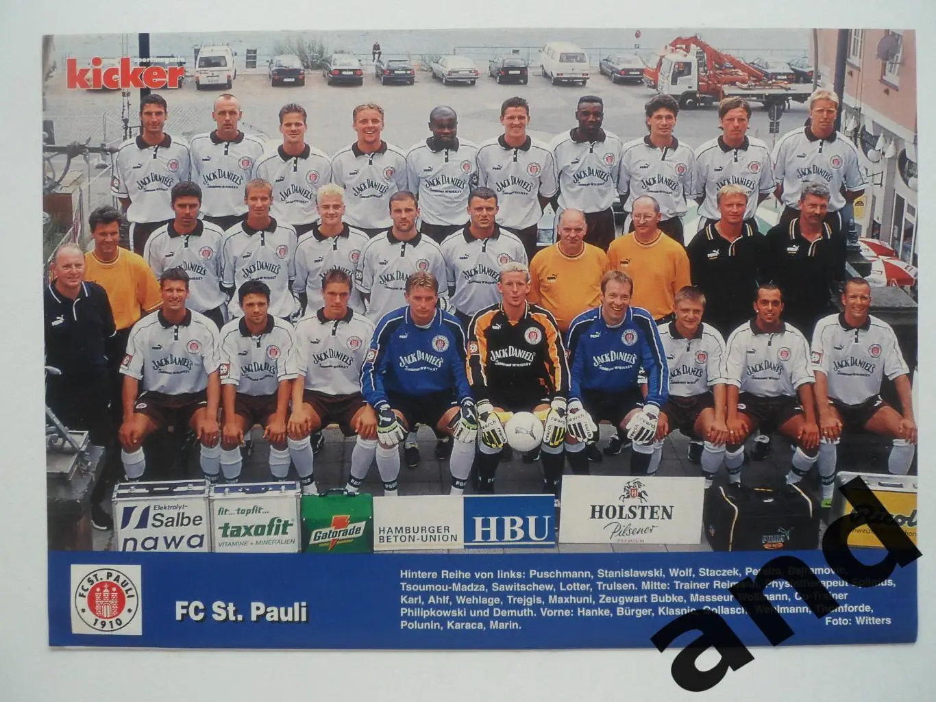постер Санкт Паули (Савичев) 1999 kicker