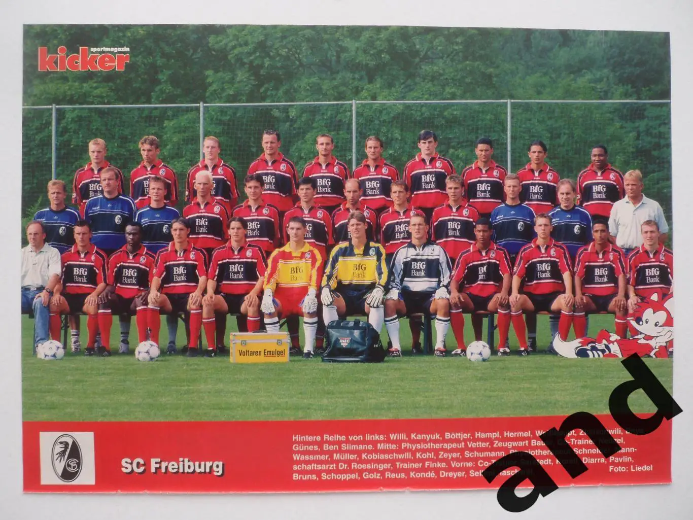 постер Фрайбург 1999 kicker
