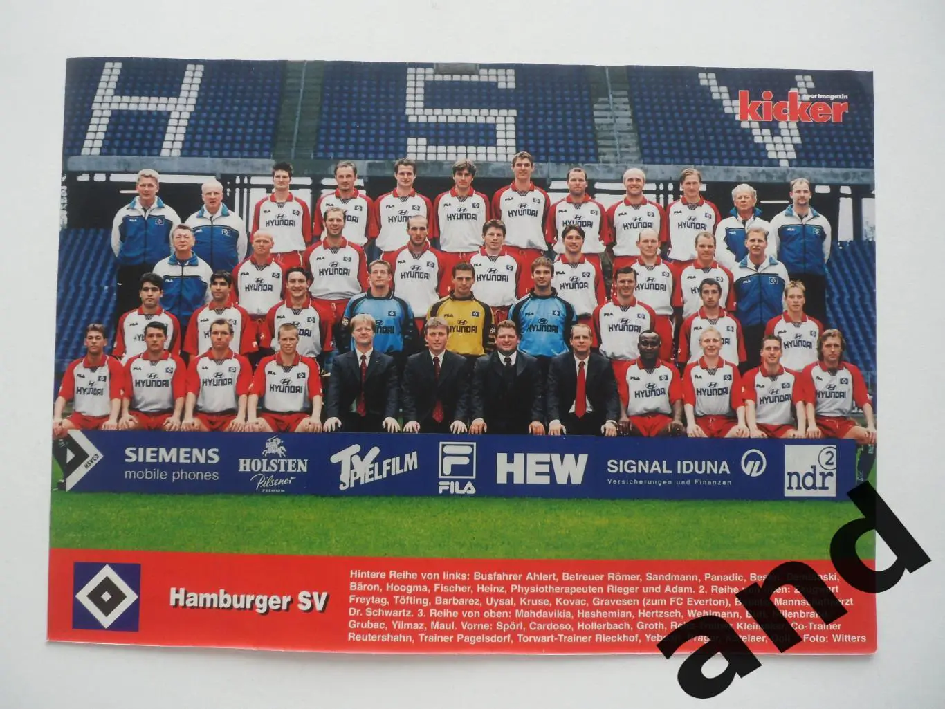 постер Гамбург 2000 kicker