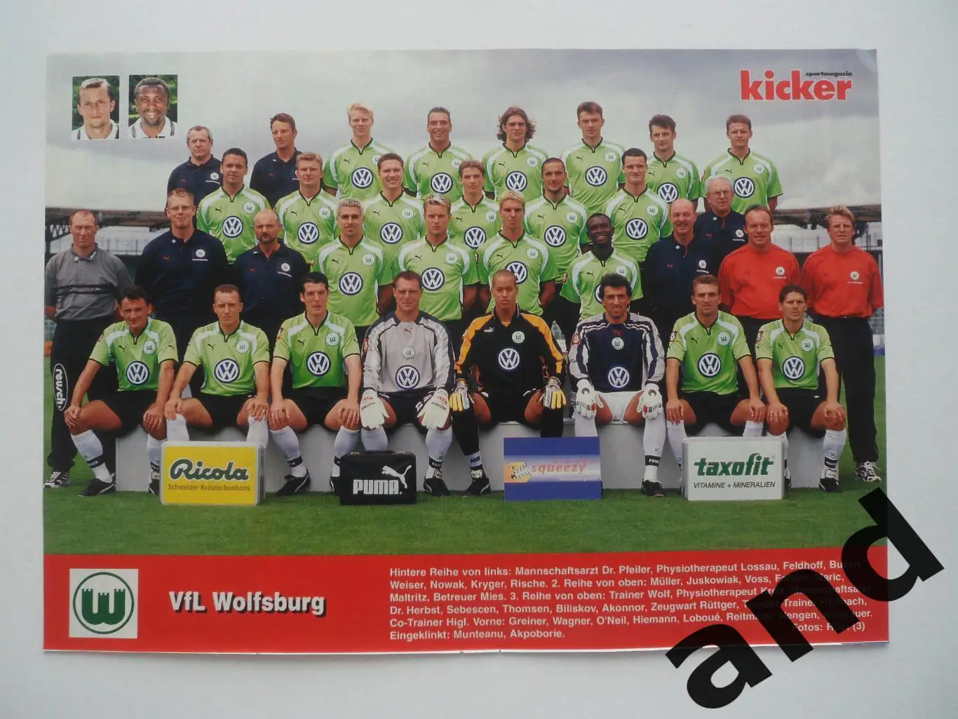 постер Вольфсбург 2000 kicker