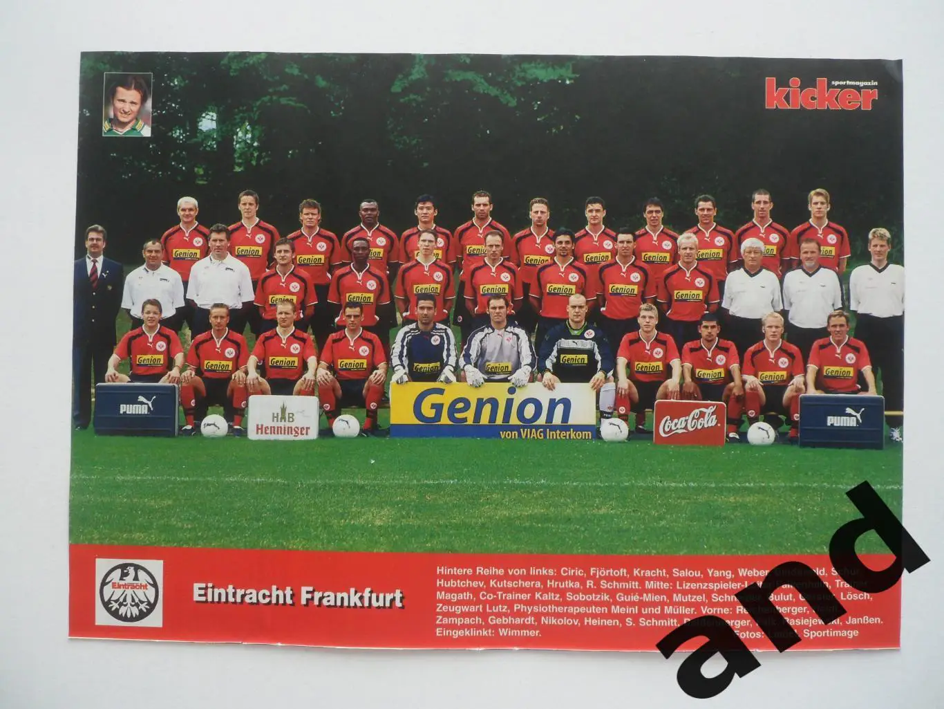 постер Айнтрахт 2000 kicker