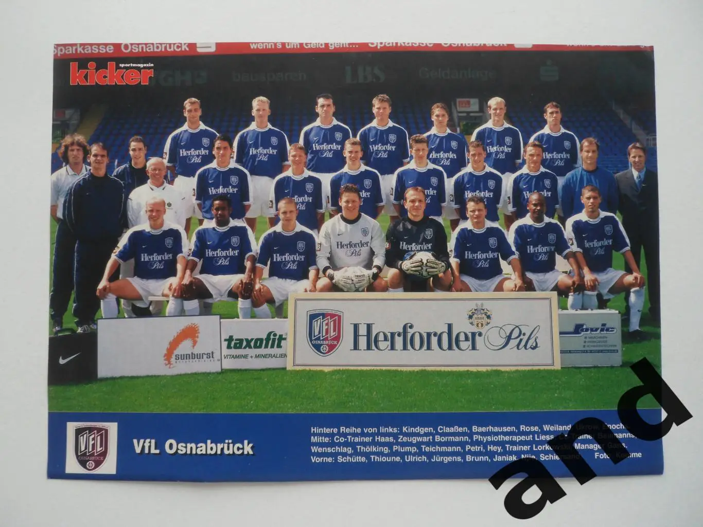 постер Оснабрюк 2000 kicker