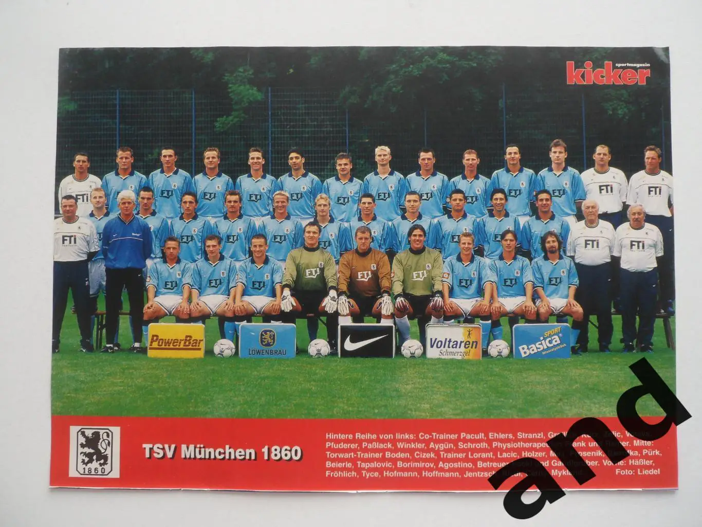 постер 1860 Мюнхен 2000 kicker
