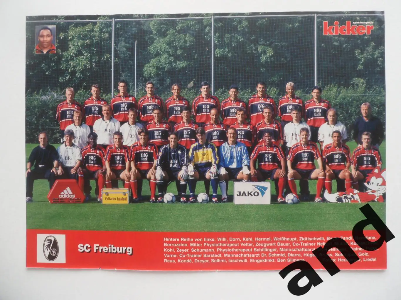 постер Фрайбург 2000 kicker