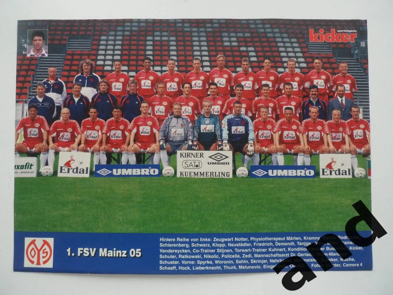постер Майнц 2000 kicker
