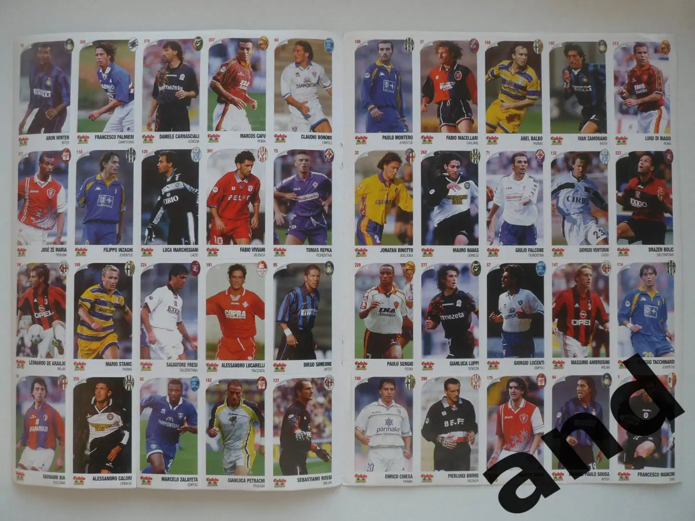 набор наклеек Calcio 2000 (не панини Panini)