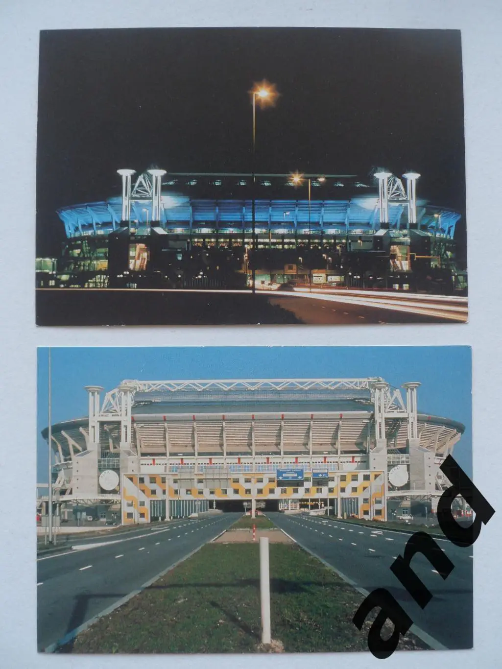 2 открытки (карточки): стадион Аякс