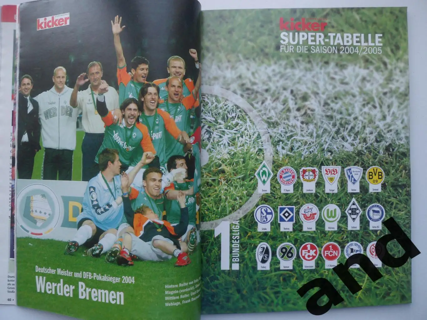 Kicker (спецвыпуск) Бундеслига 2004-05 1