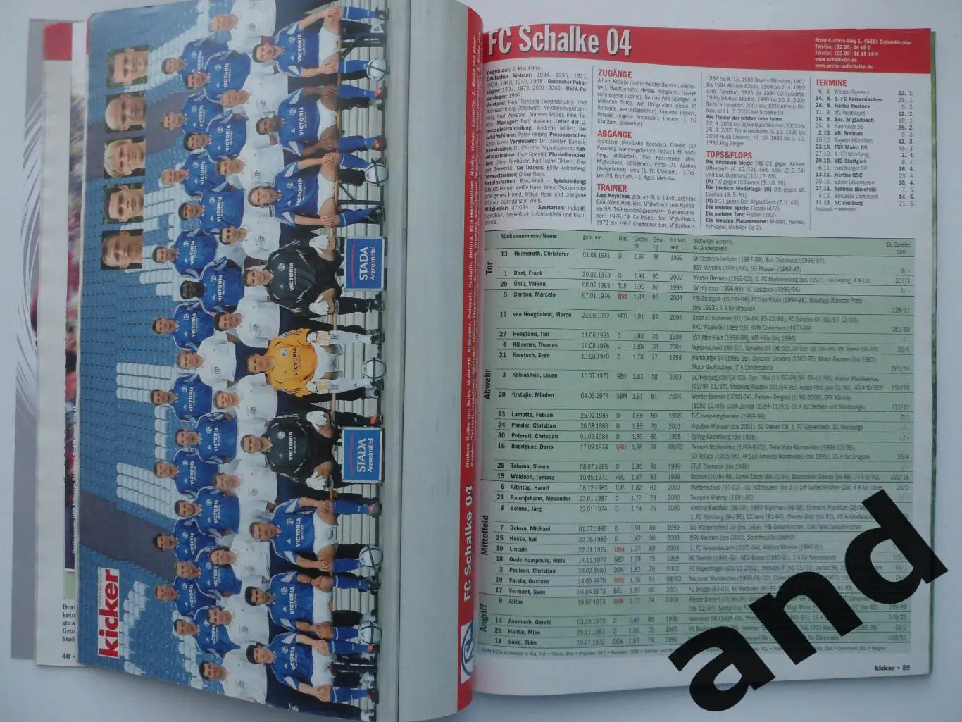 Kicker (спецвыпуск) Бундеслига 2004-05 3