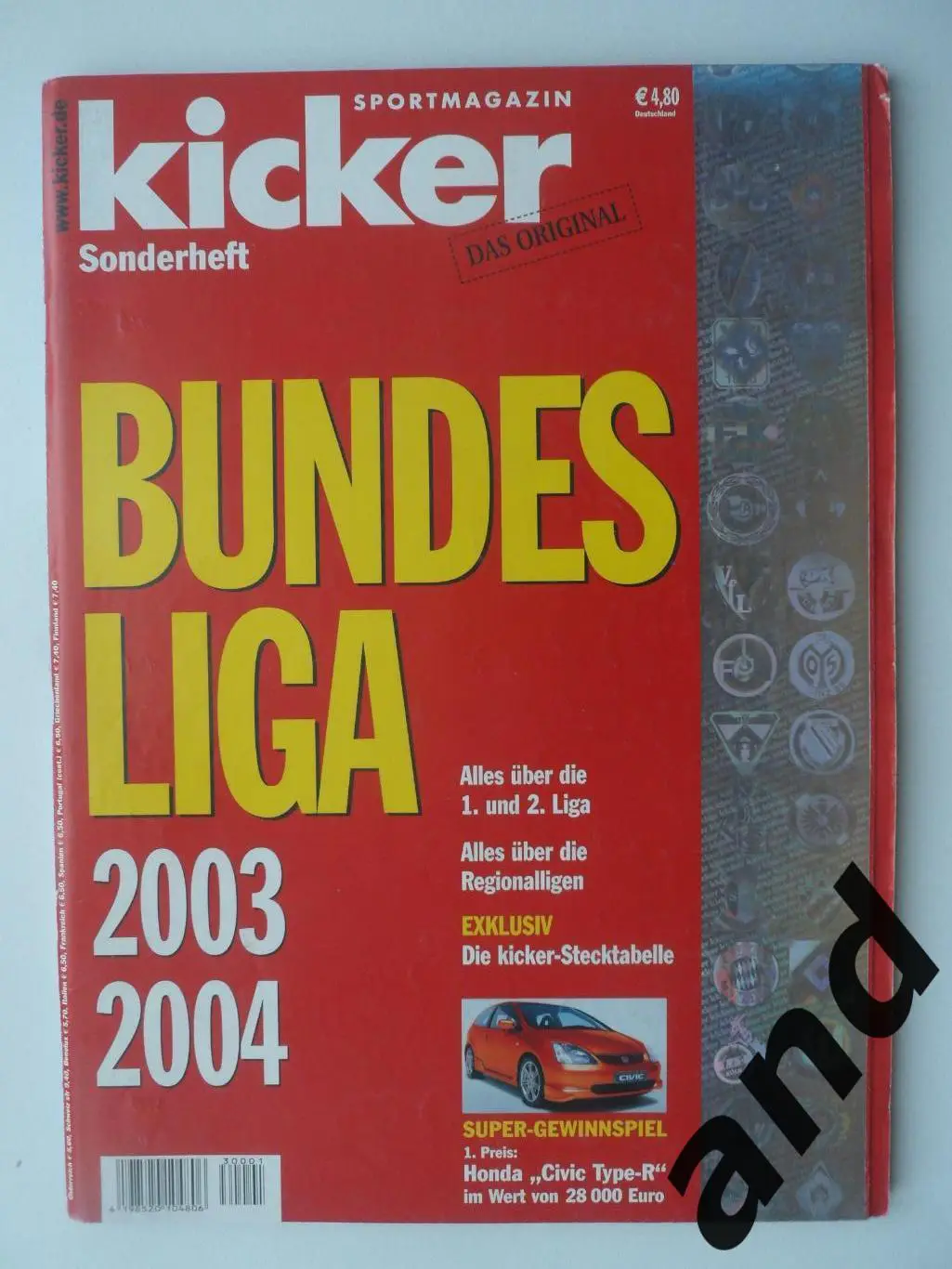 Kicker (спецвыпуск) Бундеслига 2003-04