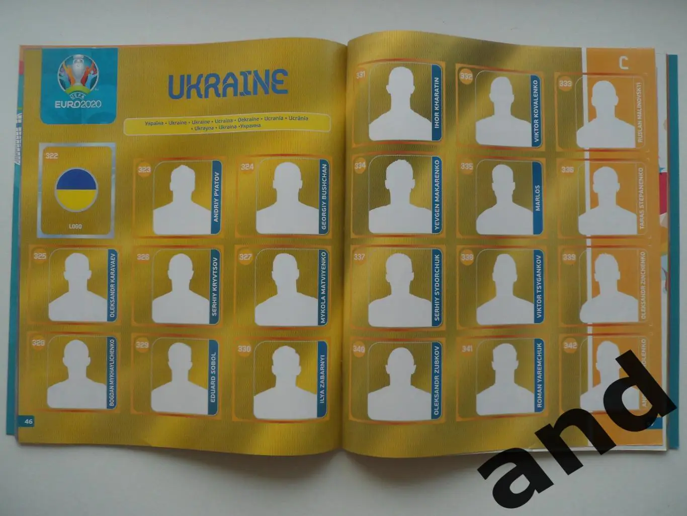 пустой альбом панини panini чемпионат Европы 2020 2
