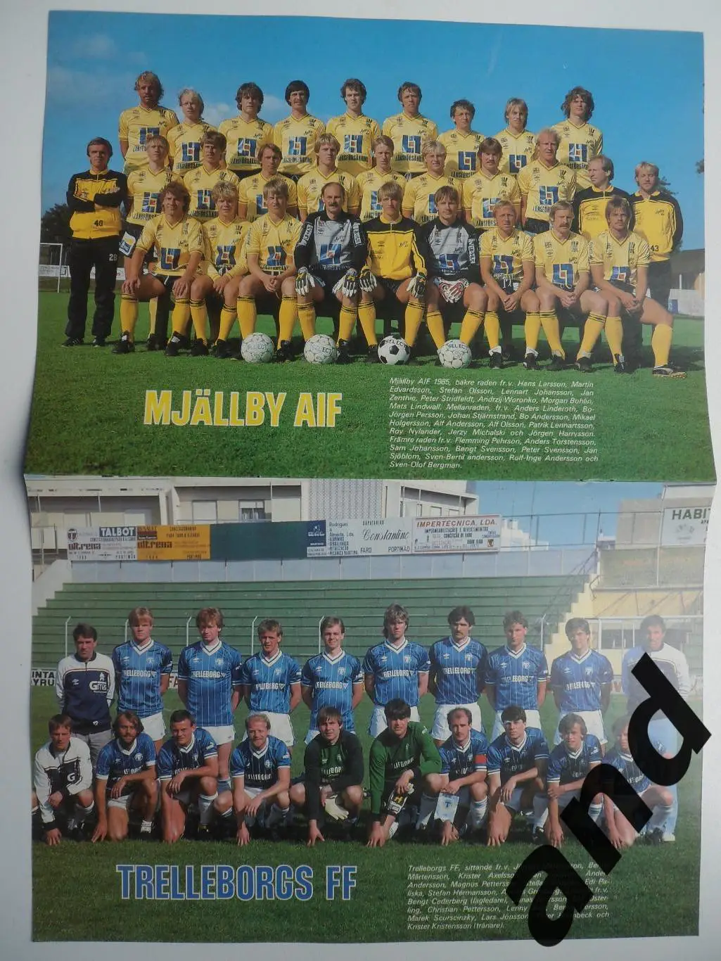 3 шведских постера : Мьельбю, Треллеборг / Ларссен