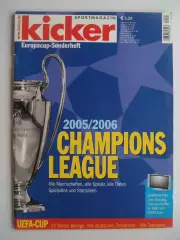 Kicker (спецвыпуск) Лига чемпионов 2005/06 + Кубок УЕФА 2005/06(постеры команд)