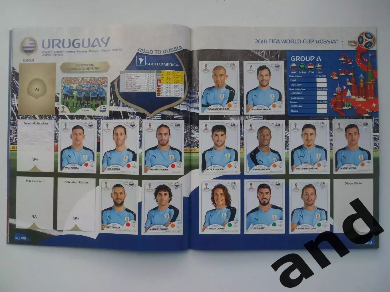 Альбом панини panini чемпионат мира 2018 (363 наклейки) 3