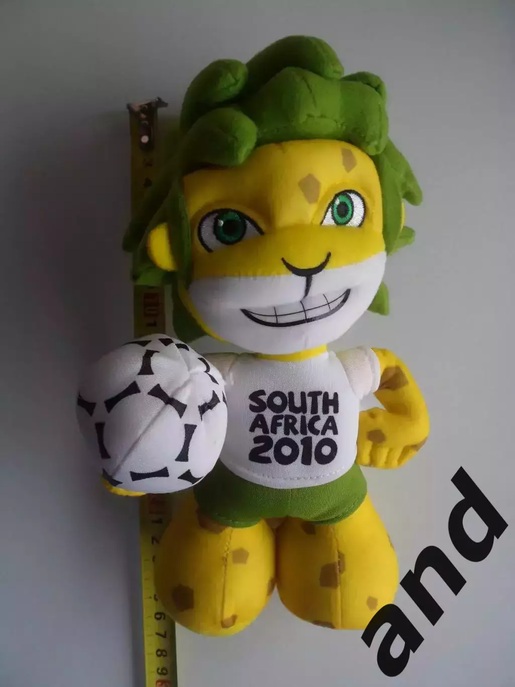 маскот Закуми. игрушка-талисман Чемпионат мира по футболу 2010 г. 1