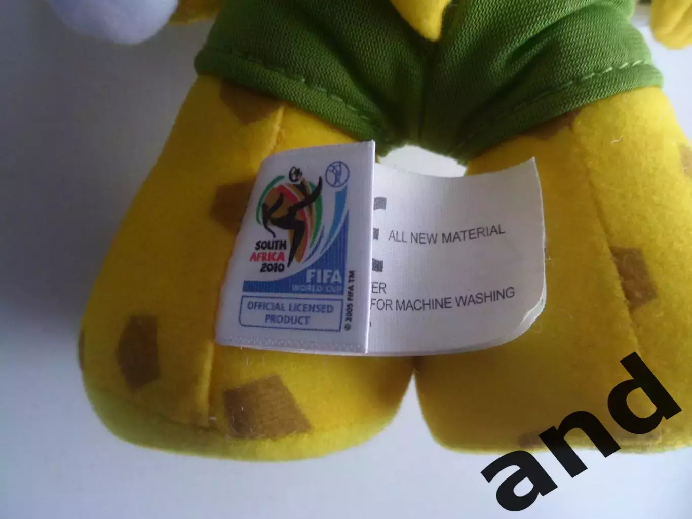 маскот Закуми. игрушка-талисман Чемпионат мира по футболу 2010 г. 3