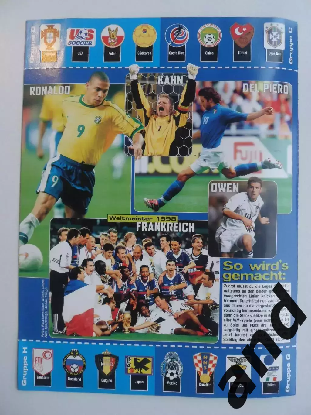 табель Чемпионат мира 2002 2