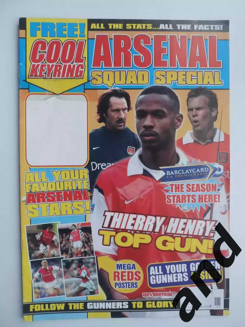 клубный журнал Арсенал Arsenal (постеры игроков)