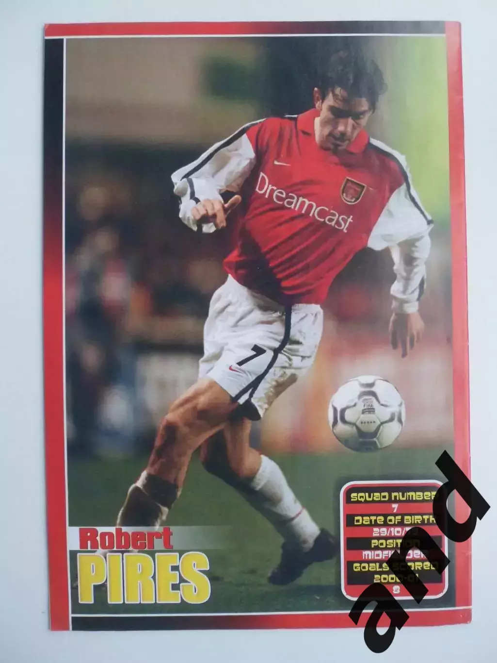 клубный журнал Арсенал Arsenal (постеры игроков) 1